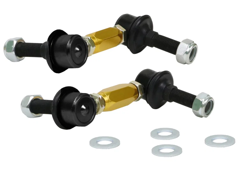 Whiteline KLC180-090, Universal Sway Bar Link Assembly Heavy Duty Adjustable Ball/Ball Style