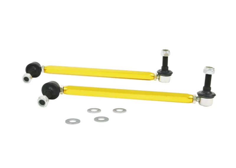 Whiteline KLC180-295, 17+ Tesla Model 3 / 18-23 Kia Stinger Front Sway Bar Link Set HD Adjustable Steel Ball