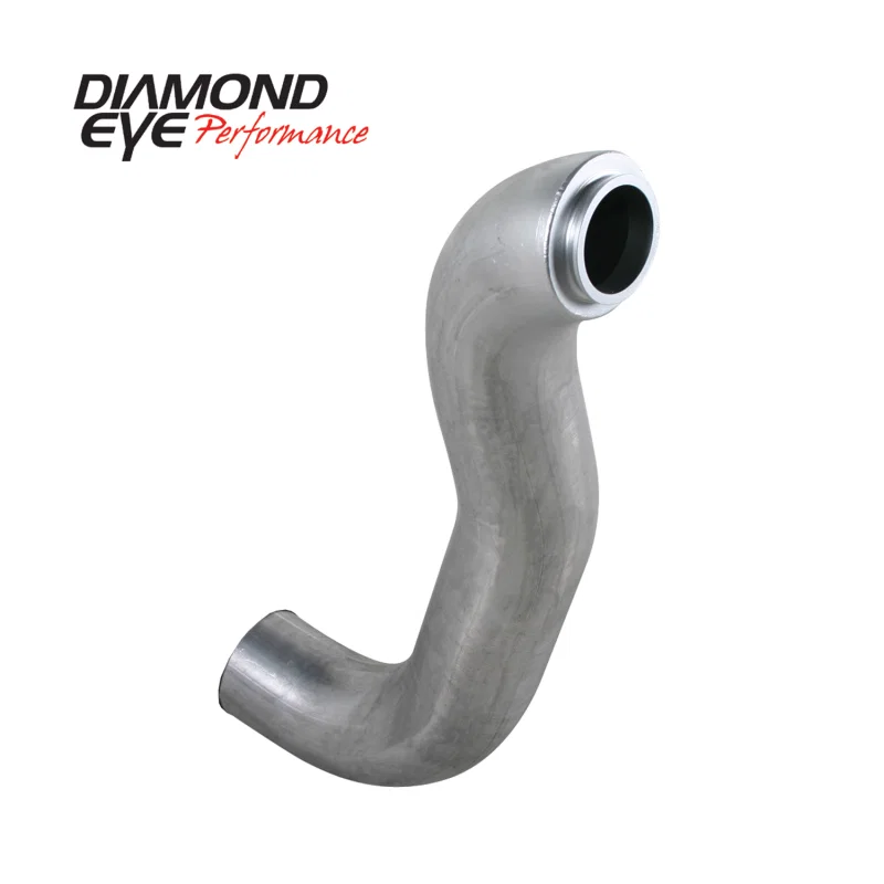 Diamond Eye Performance 220100, Downpipe 4in TB Single AL DODGE 5.9L 2500/3500 89-93 4X4 ONLY