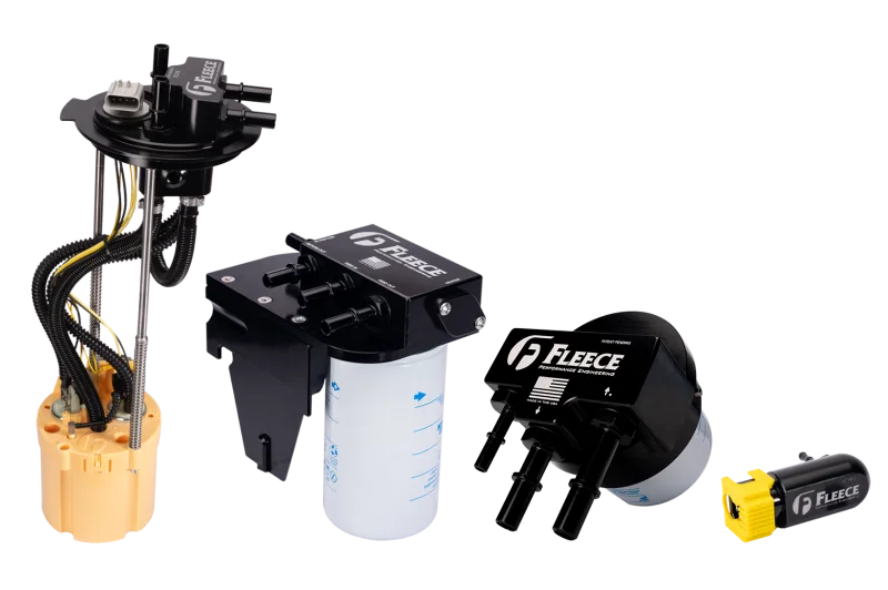 Fleece Performance FPE-PF-FMC-1724-LB-CFS, 17-24 Ford F-250 6.7L Long Bed Complete Fuel System Upgrade Kit w/Lift Pump