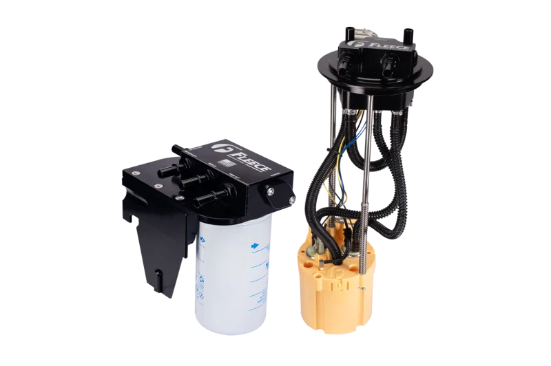 Fleece Performance FPE-PF-FMC-1724-SB-KIT, 17-24 Ford F-250/F-350 6.7L Short Bed PowerFlo Lift Pump Assembly w/Filter Kit