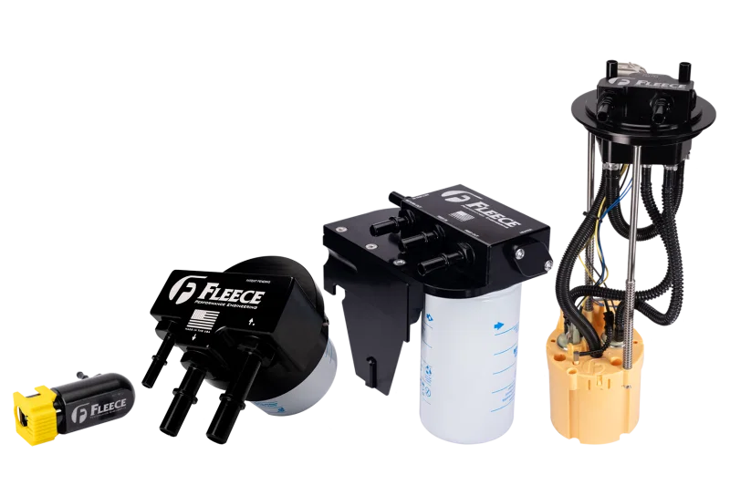 Fleece Performance FPE-PF-FMC-1724-SB-CFS, 17-24 Ford F-250 6.7L Short Bed Complete Fuel System Upgrade Kit w/Lift Pump