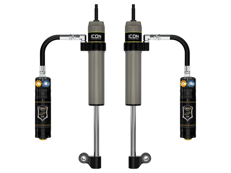 ICON 57826XP, 05-23 Toyota Tacoma Rear VS 2.5 Alum RXT Shock Absorbers Remote Resi w/ CDXS Pair