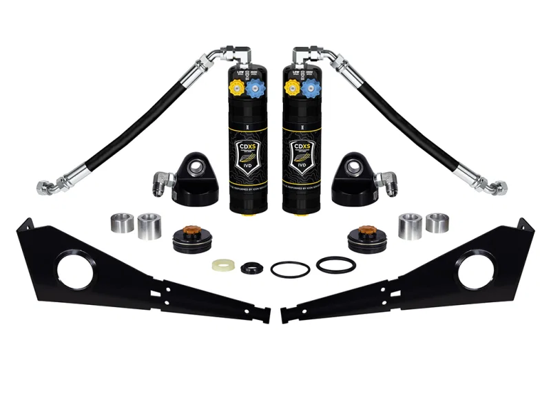 ICON 51035X, 05-23 Tacoma/07-14 FJ/03-24 4Runner/03-23 GX Front Coilover Resi w/ CDXS Upgrade Kit Pair
