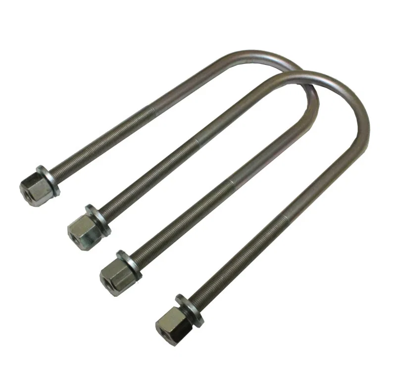 Maxtrac 910203, Rear U-Bolts for 2in/3in Lift Blocks - 10.50in x 3.310in x 9/16in - Set of 4