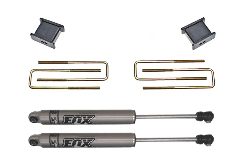 Maxtrac 902120F, 02-08 Dodge RAM 1500 2in Rear Lift Box Kit w/ Fox Shocks