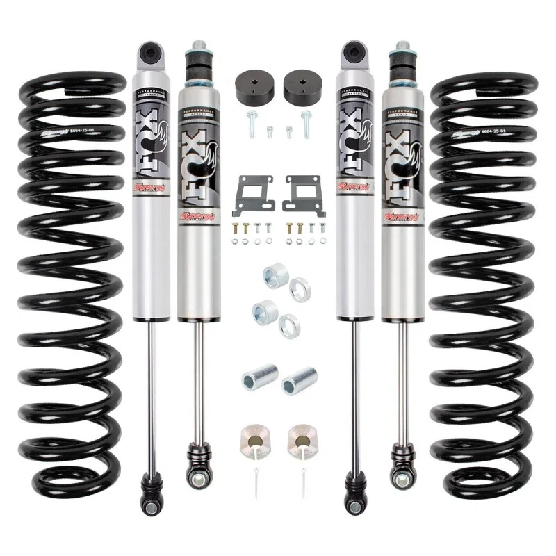Synergy Mfg 8650-2225, 2005+ Ford Super Duty F-250/F-350/F-450/F-550 4x4 Leveling System Gas w/ Fox 2.5 IFP Shocks