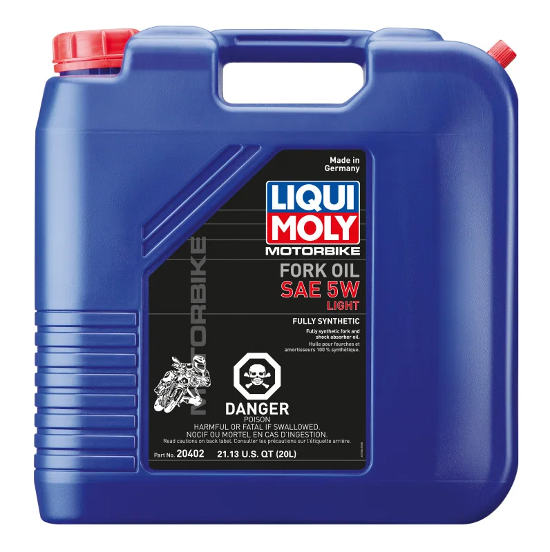 LIQUI MOLY 20402, 20L Motorbike Fork Oil SAE 5W Light
