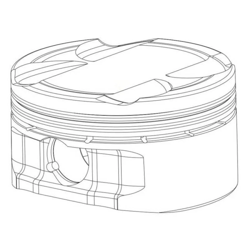 CP Pistons MX4001C, 01-04 Suzuki GSXR 1000 13.5:1 76mm +3mm Oversized Bore x 59mm Stroke (1078cc) Piston Kit