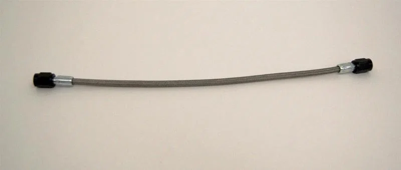 Fragola 290020-BL, 2AN Brake Line w/ -3AN Black Alum. Nuts 20in