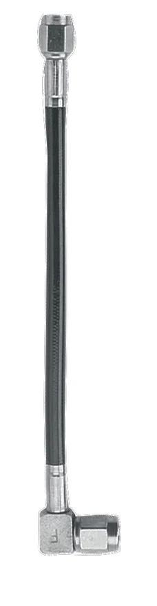 Fragola 322016, 3AN Black Covered Assembly Straight x 90ft 16in
