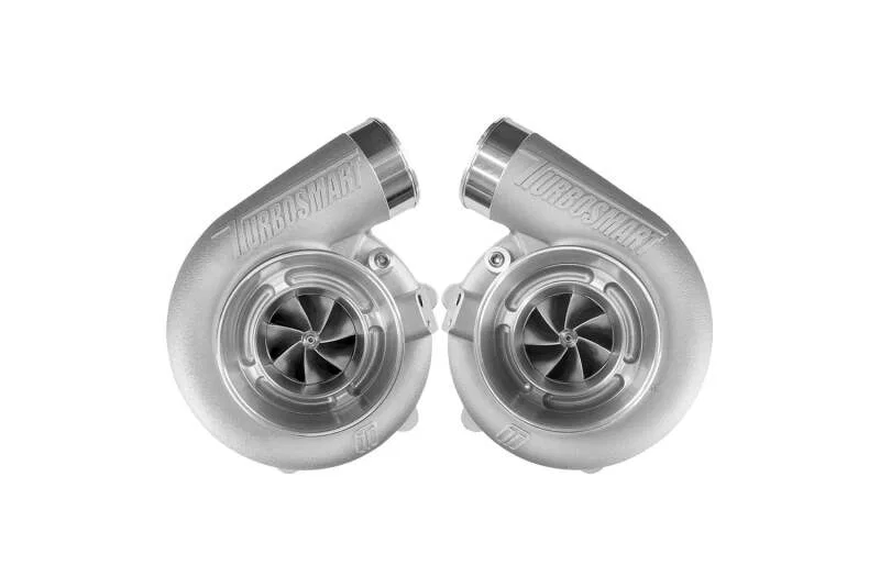 Turbosmart TS-1-6466B-VB082E-MT, V-Band 0.82AR Oil Cooled TS-1-6466B Mirror Twin Turbo Package