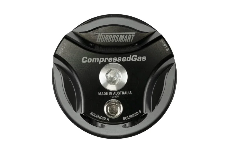 Turbosmart TS-0550-3167, GenV Compressed Gas Solenoid WG45/WG50 Cap - Black