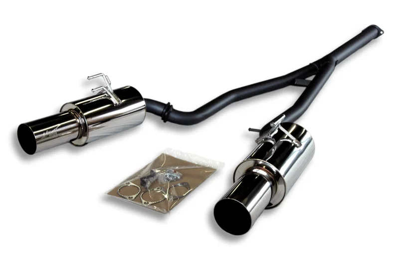 HKS 31008-BM001, 08-09 Evo 10 Hi-Power Dual Tip Catback Exhaust