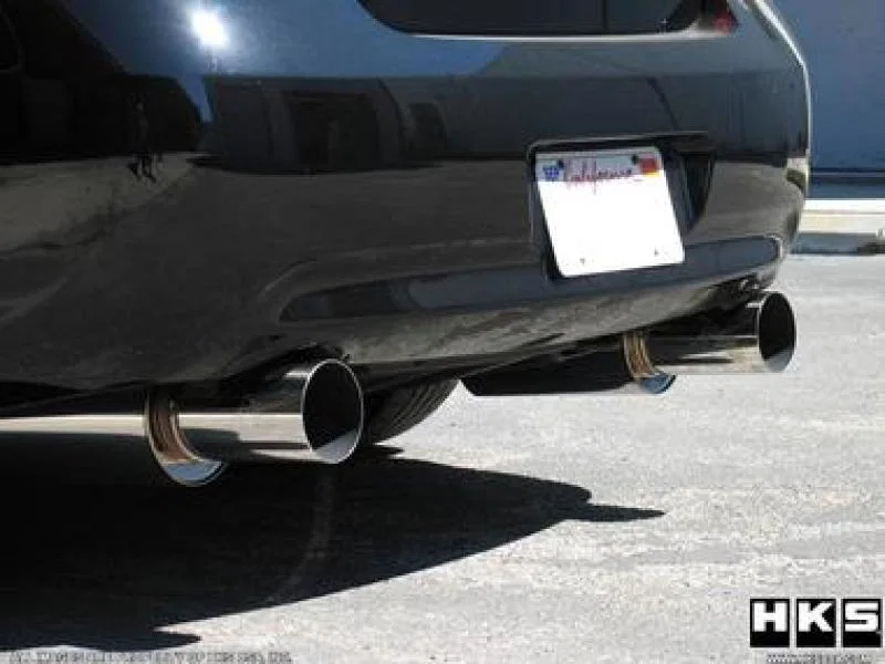 HKS 32003-BN001, 09-13 G37 Sedan Hi-Power Rear Muffler (SUS304 NO COATING)