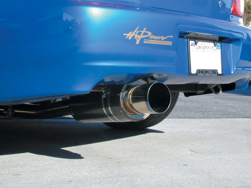 HKS 3112-EX005, 02-07 WRX / 04-07 STi Carbon Ti Exhaust