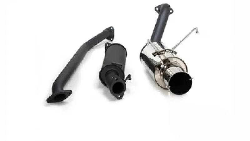 HKS 32003-BH003, 02-03 Acura RSX S Hi Power Exhaust w/ Silencer (SUS304 NO COATING)