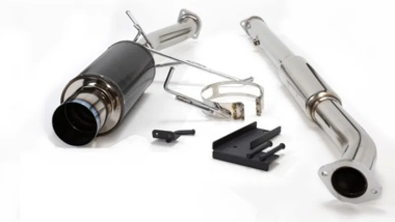HKS 31012-BM001, 03-06 Evo Carbon-Ti Cat-back Exhaust