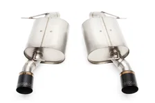 Free Flow Axle-Back Exhaust - 2007-2013 BMW 335i/335is/335xi image 1