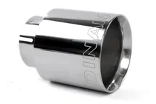 Double-Walled 4" Clamp-On Exhaust Tip (Polished) image 1