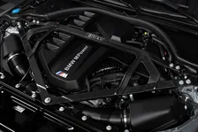 Gloss Carbon Fiber Strut Tower Brace - 2021-2026 BMW M2/M3/M4 image 4