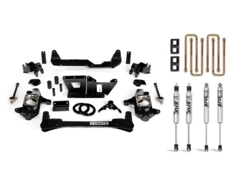 Cognito 110-P0785, 01-13 Chevy/GMC Silv/Sierra 2500/3500 HD 2WD/4WD 4in Std Lift Kit w/ Fox PS 2.0 IFP Shocks
