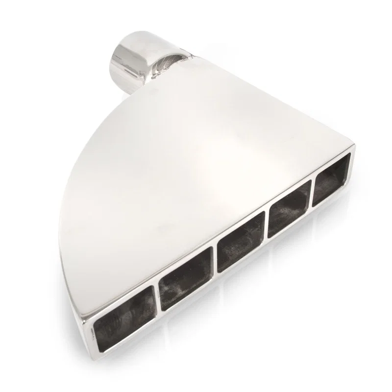 Stainless Works 811250-WG, Boxxter Exhaust Tips 2 1/2in ID Inlet 1.5in x 8.5in Inline