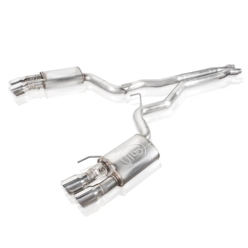 Stainless Works M18CBXPCV, 18+ Ford Mustang GT Redline Cat-Back Performance Connect X-Pipe w/ Active Valves