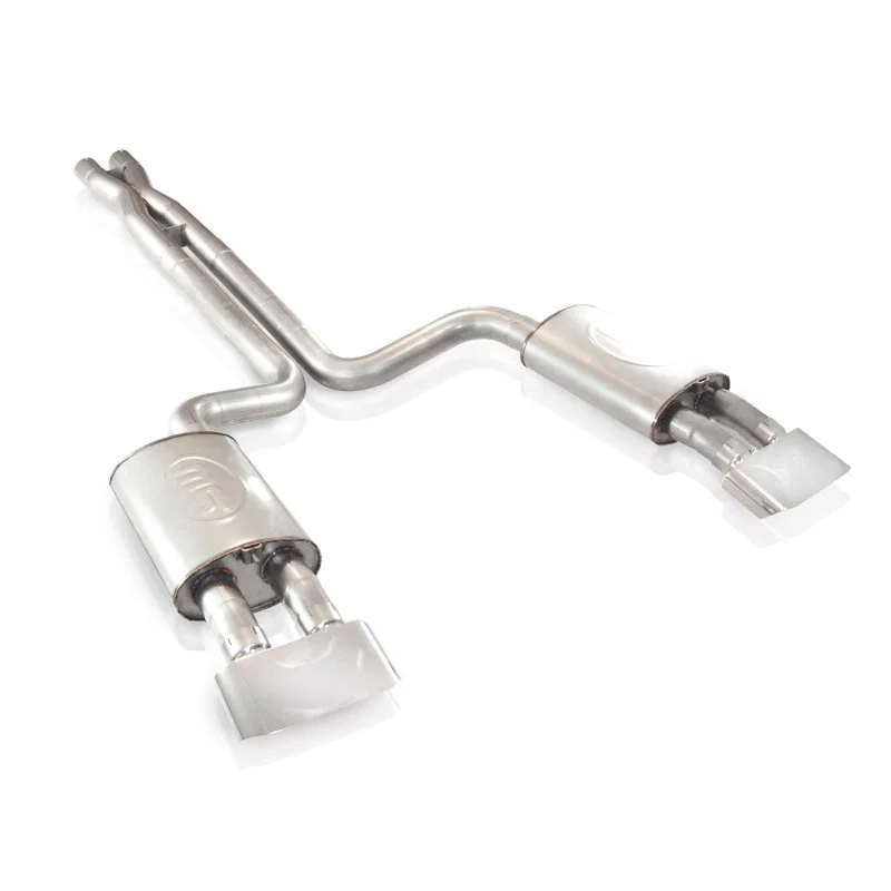 Stainless Works ZR1CHAMSW, 1990-95 Corvette ZR1 3in Exhaust X-Pipe Chambered Mufflers Tips