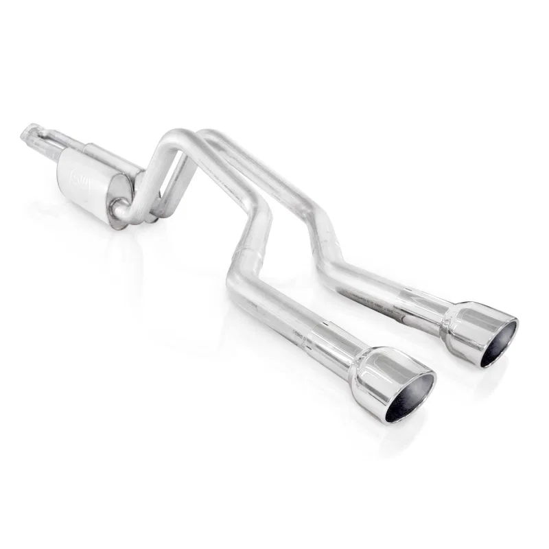 Stainless Works TBTDCBCO, 2006-09 Trailblazer SS 6.0L 2-1/2in Chambered Exhaust Y-Pipe Center Bumper Exit
