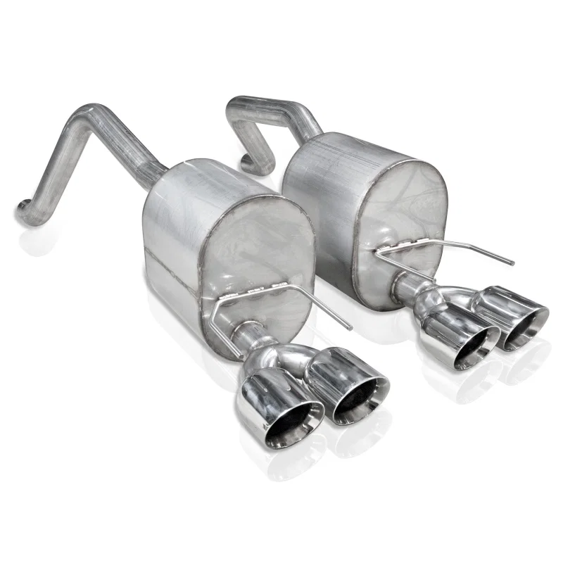 Stainless Works C605CBQUAD, 05-08 Chevrolet Corvette C6 2.5in Axle Back Exhaust System