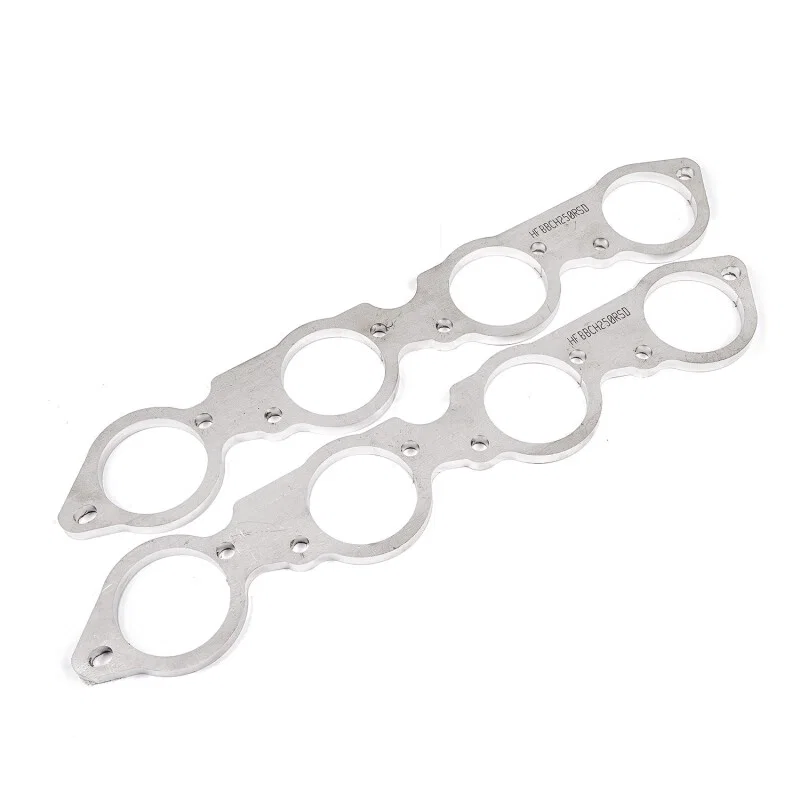 Stainless Works HFBBCH250RSD, BBC Round Port 304SS Exhaust Flanges 2-1/2in Primaries (Raised Port Heads Only)