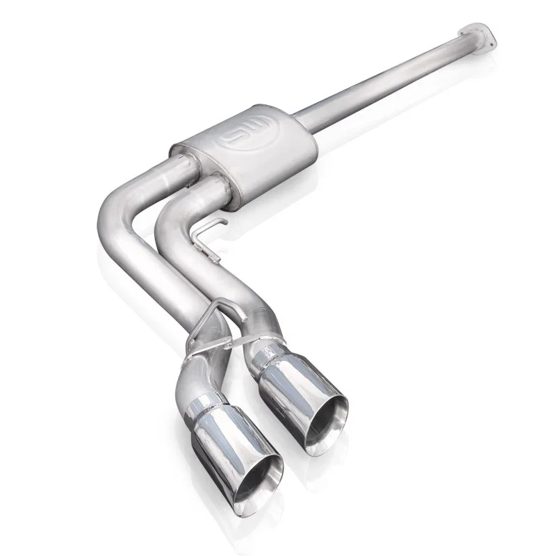Stainless Works FT18CBFT, 15-19 Ford F150 5.0L Lightning Exit Catback System w/ 4in Tips