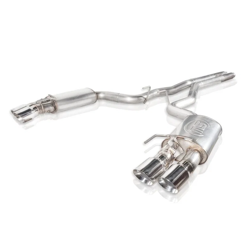 Stainless Works M18CBHPCV, 18+ Ford Mustang GT Redline Cat-Back Performance Connect H-Pipe w/ Active Valves
