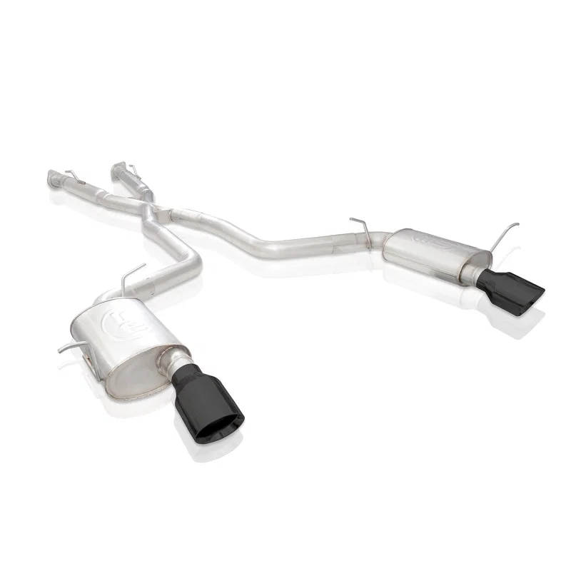 Stainless Works DUR18CBL-B, 18-19 Dodge Durango 6.4L Legend Catback Exhaust w/ Black Tips