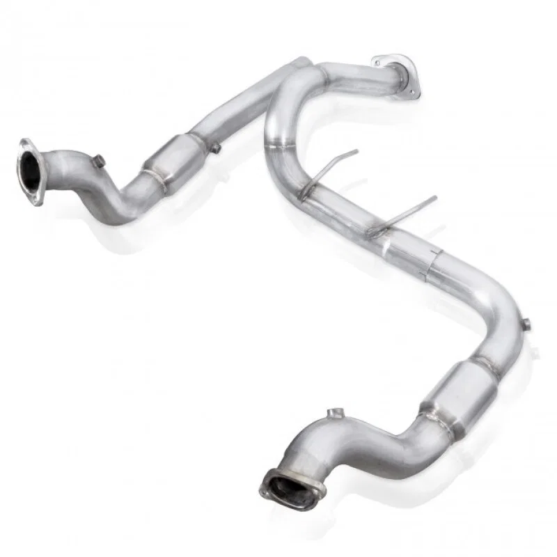 Stainless Works FTR17DPCAT, 2017 F-150 Raptor 3.5L 3in Downpipe High-Flow Cats Factory Connection