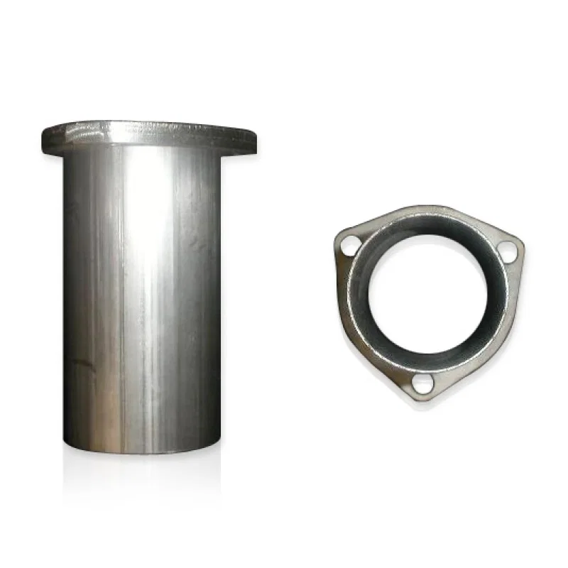 Stainless Works HCA3.53, Collector Adapter 3-Bolt 3-1/2in OD Tubing 3in OD Outlet