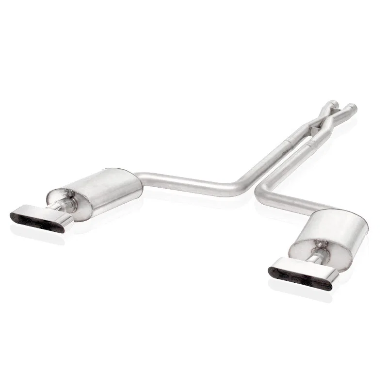 Stainless Works C49296EXHLMF, 1992-96 LT1/LT4 Corvette 2-1/2in Exhaust System X-Pipe Turbo S-Tube Mufflers Tips