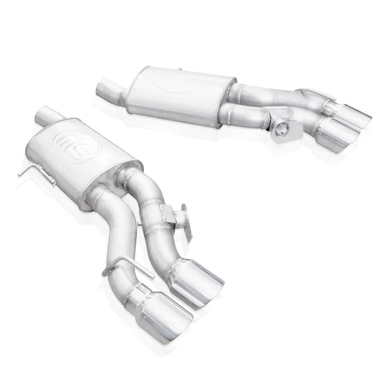Stainless Works CTSV16MKS-FC, 2016-18 Cadillac CTS-V Sedan Axle Back System Dual-Mode Turbo Mufflers 4in Tips