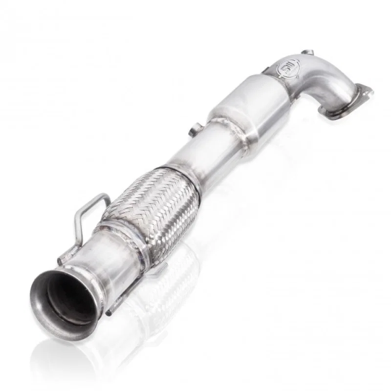 Stainless Works FCRS16DPCAT, 2016-18 Ford Focus RS 3in High-Flow Cats Downpipe Factory Connection