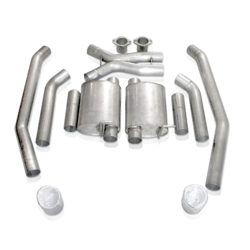 Stainless Works 05GTOTMCB, 2005-06 GTO 3in Catback Chambered Mufflers X-Pipe