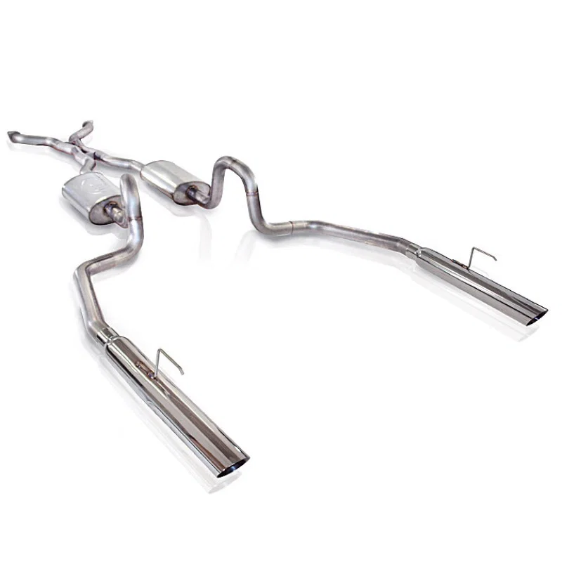 Stainless Works CRVIC03CB, 2003-11 Crown Victoria/Grand Marquis 4.6L 2-1/2in Exhaust Chambered Mufflers