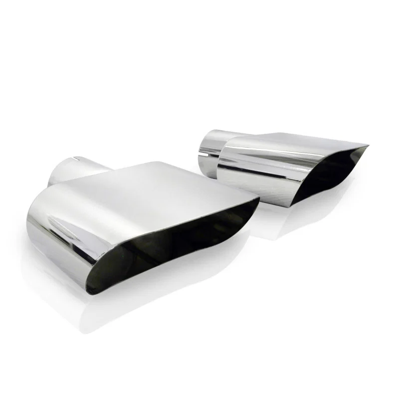 Stainless Works 786250, Wide Oval Challenger R/T 2-1/2in Inlet Tips (priced per pair)