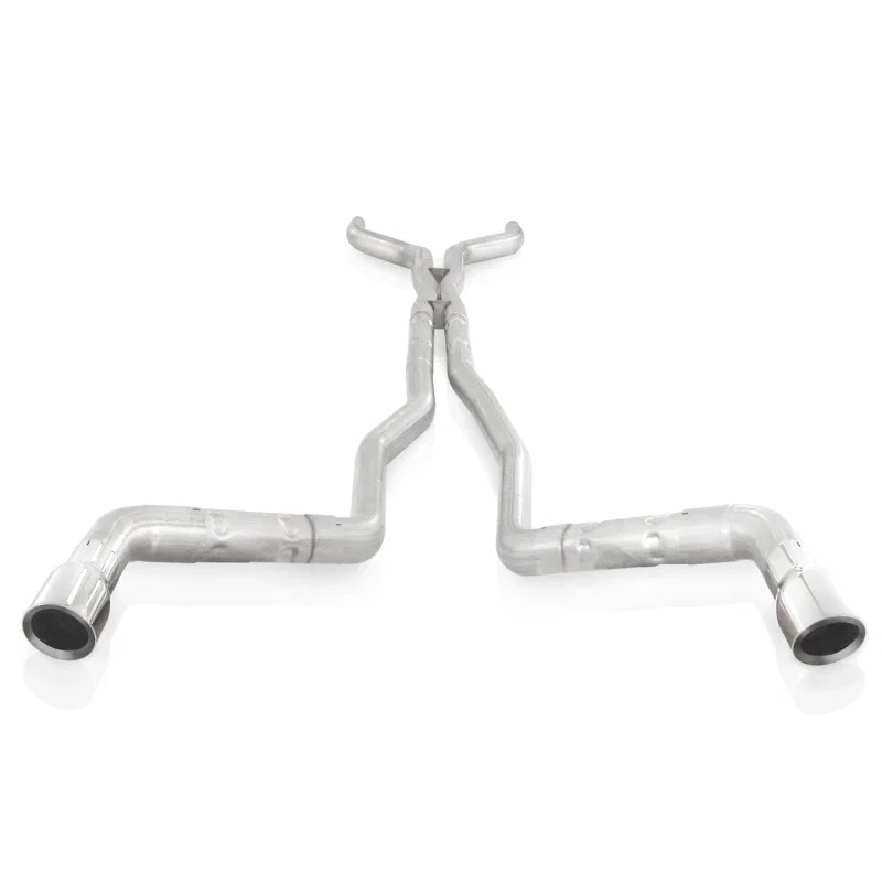 Stainless Works CA11CB, 10-15 Camaro 6.2L 3in Dual Chambered Catback System X-Pipe Factory Connect