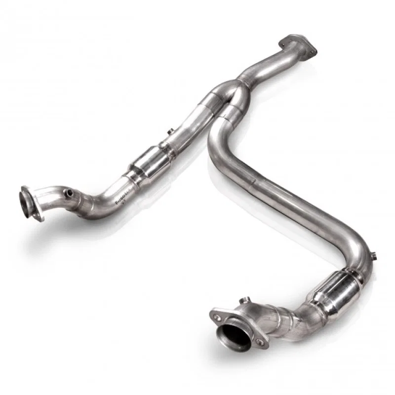 Stainless Works FTECODPCAT, 2011-14 F-150 3.5L 3in Downpipe High-Flow Cats Y-Pipe Factory Connection