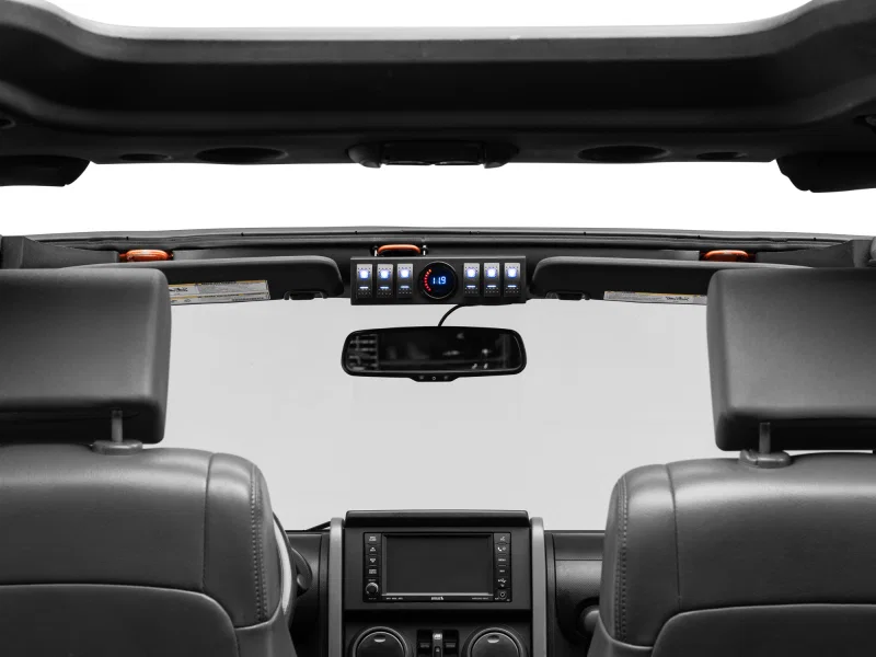 Raxiom J131127, 07-18 Jeep Wrangler JK Control Box w/ Switch Panel