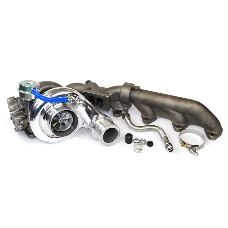 Industrial Injection 22A456, 07.5-09 Dodge 6.7L Cummins Silver Bullet 62mm Turbo Kit