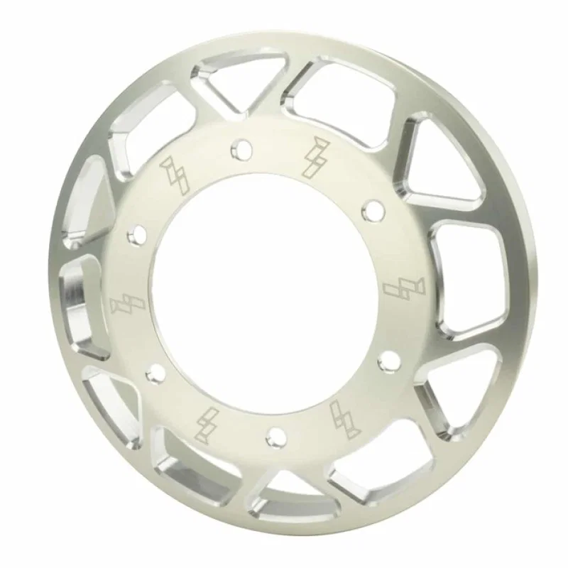 Industrial Injection 24FC06, 03-12 Cummins 5.9L/6.7L Billet Common Rail Fan Pulley w/Bolts - Clear Anodized