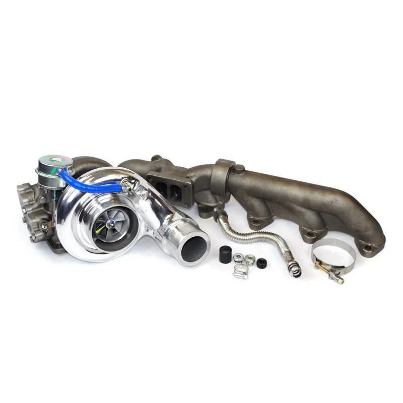 Industrial Injection 22A401, 07.5-09 Dodge 6.7L Cummins Silver Bullet 64mm Turbo Kit