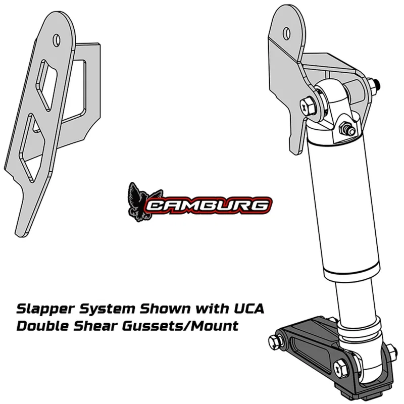 Camburg CAM-310181, 05-23 Toyota Tacoma 2.5 Front Slapper Bump Stop Mount Kit Only